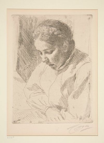 Em oração de Anders Leonard Zorn