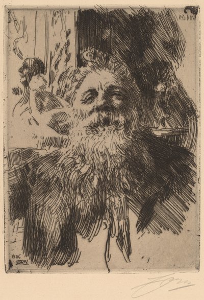Augusto Rodin de Anders Leonard Zorn