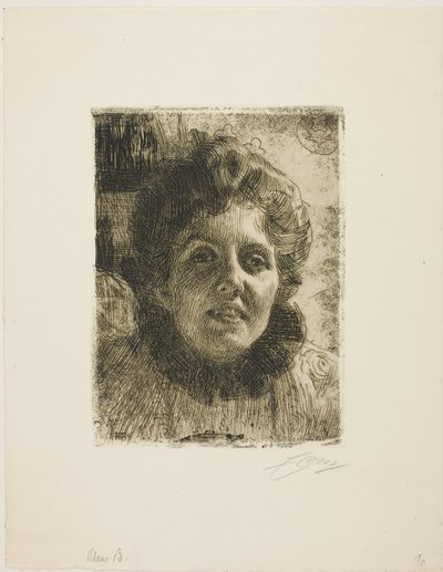 Aurore (Aurore Klintberg, nascida Oxenstierna, chefe) de Anders Zorn