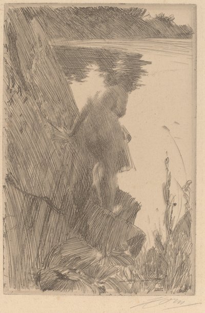 Banhista III (Baigneuse de Dos) de Anders Leonard Zorn