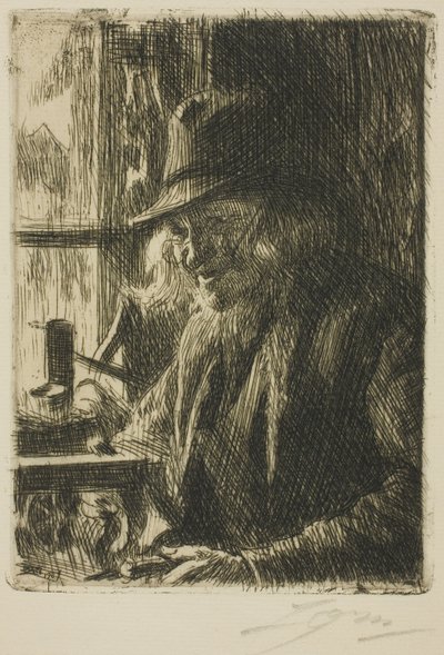 Bosl Anders, relojoeiro em Mora de Anders Leonard Zorn