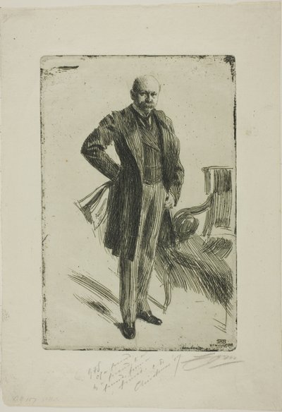 Coronel Lamont I (comprimento total) de Anders Leonard Zorn