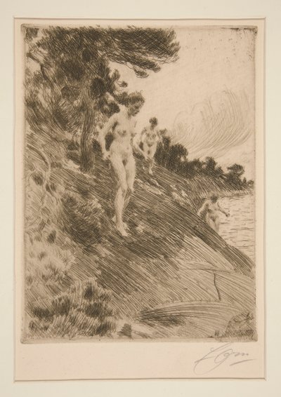 Assustada de Anders Leonard Zorn