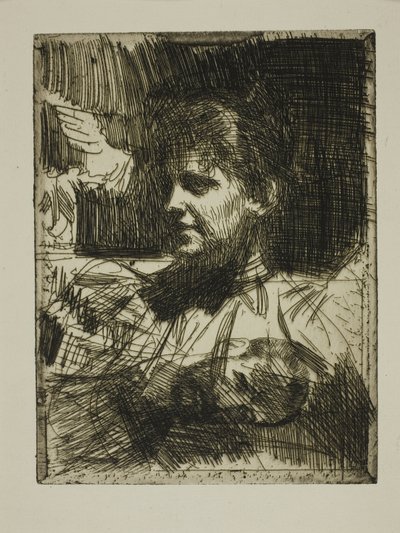 Gerda Hagborg I ("Para agradar") de Anders Leonard Zorn