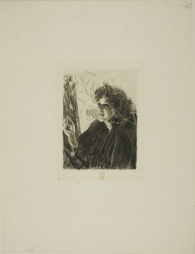 Garota com um Cigarro II de Anders Leonard Zorn