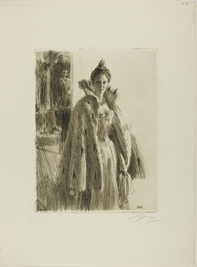 H. R. H. Princesa Ingeborg da Suécia II de Anders Leonard Zorn
