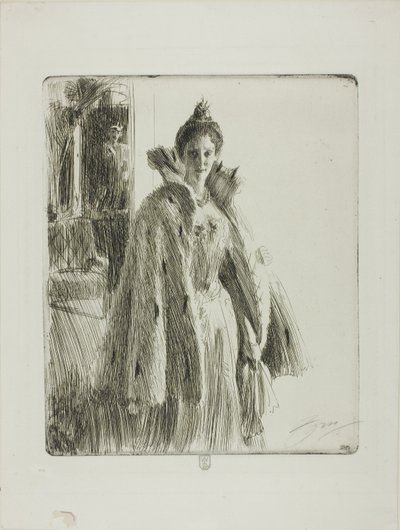 H. R. H. Princesa Ingeborg da Suécia II de Anders Leonard Zorn