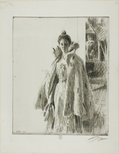H. R. H. Princesa Ingeborg da Suécia I de Anders Leonard Zorn