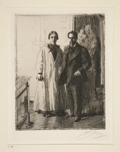 Sr. e Sra. Atherton Curtis de Anders Leonard Zorn