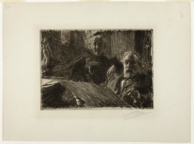 Sr. e Sra. Fürstenberg de Anders Leonard Zorn