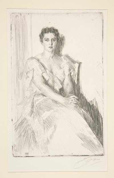 Sra. Cleveland de Anders Leonard Zorn
