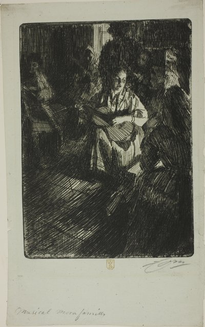 Música em família de Anders Leonard Zorn