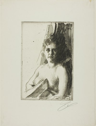 Estudo de Nus III de Anders Leonard Zorn