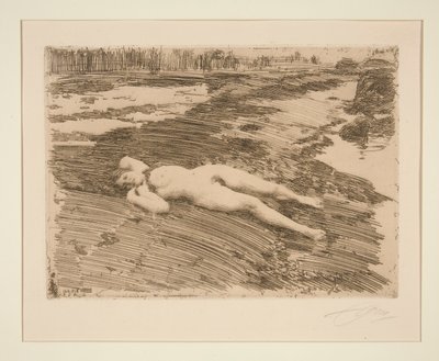 Sobre as areias de Anders Leonard Zorn