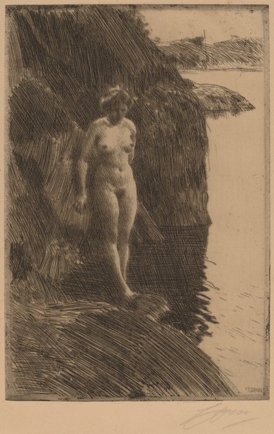 Precipício de Anders Leonard Zorn