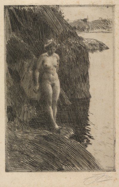 Precipício de Anders Zorn