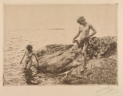 Skerries à beira-mar de Anders Leonard Zorn