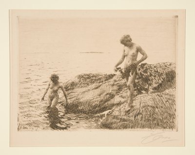 Skerries do mar de Anders Leonard Zorn