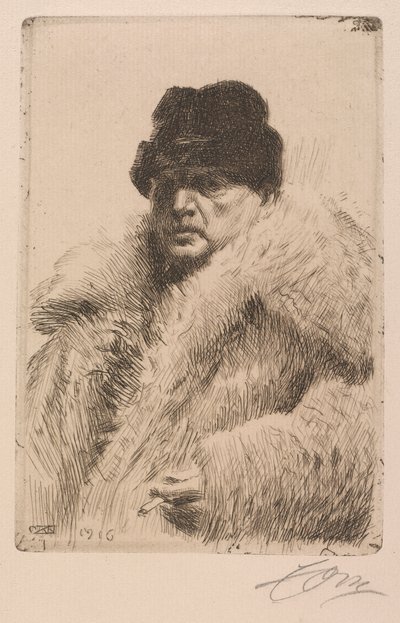 Auto-retrato de Anders Leonard Zorn