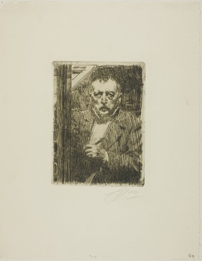 Auto-retrato 1911 de Anders Leonard Zorn