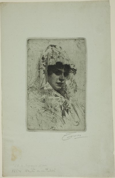 mulher espanhola de Anders Leonard Zorn