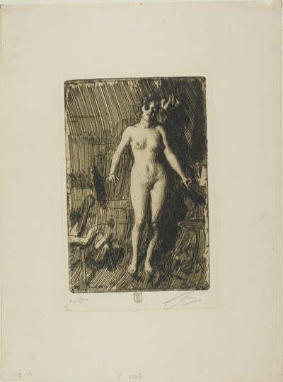 Modelo em pé de Anders Leonard Zorn