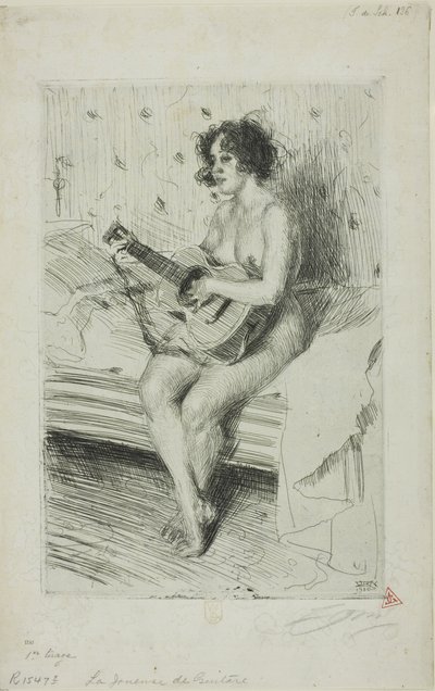 O guitarrista de Anders Leonard Zorn
