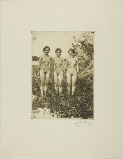 Três irmãs de Anders Leonard Zorn