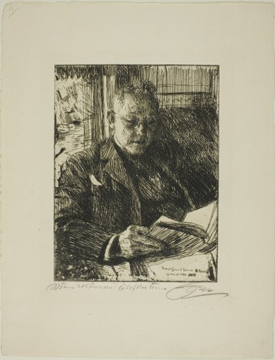 Companheiro de Viagem (Sr. Ch. Deering) de Anders Leonard Zorn