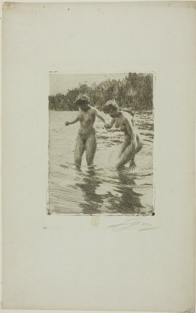 Dois banhistas de Anders Leonard Zorn