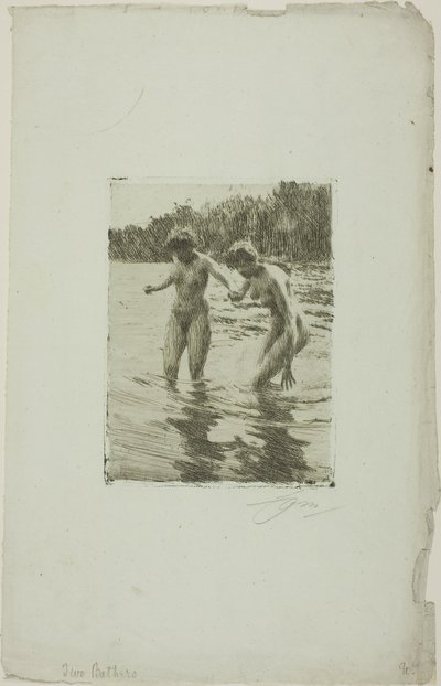 Dois banhistas de Anders Leonard Zorn