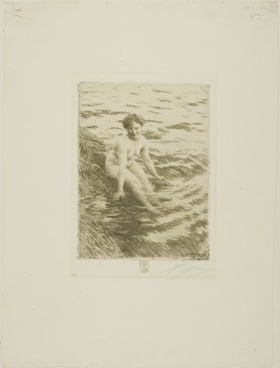 Molhada de Anders Leonard Zorn