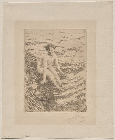 Molhada de Anders Leonard Zorn