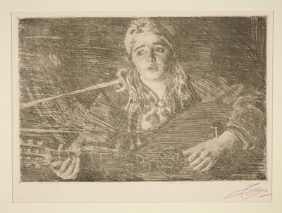 Mulher com alaúde sueco de Anders Leonard Zorn