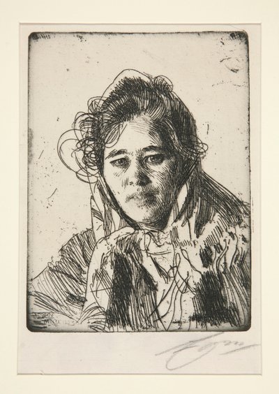 Moça de Mora (Krakberg de Anders Leonard Zorn