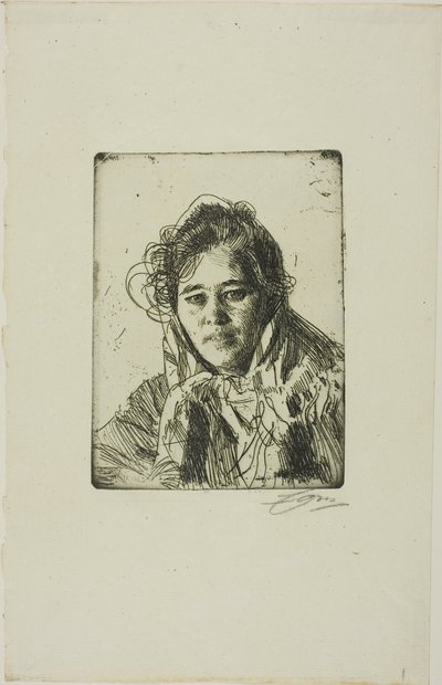 Rapariga de Mora (Anna de Kråkberg) de Anders Zorn