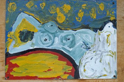 NU FEMININO AZUL de Ando Gilardi