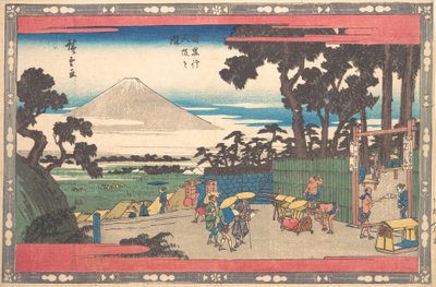 Meguro Gionino Zakat. de Ando Hiroshige