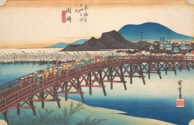 Okazaki, pauzinhos de dim sum? 1834. , mosquito. 1834. de Ando Hiroshige