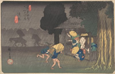 Suhara, de As Sessenta e Nove Estações do Kisokaido, ca. 1838., c. 1838. de Ando Hiroshige