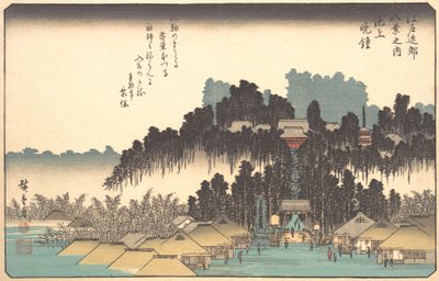 Vesper Bells em Ikegami, século 19. de Ando Hiroshige