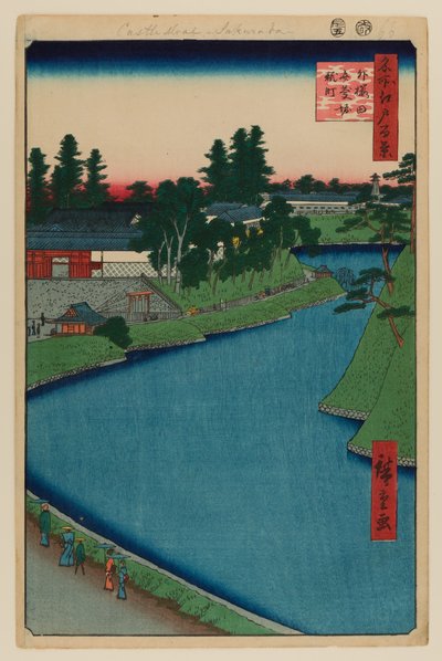 Fosso de Benkei de Soto-Sakurada a Kojimachi de Ando or Utagawa Hiroshige