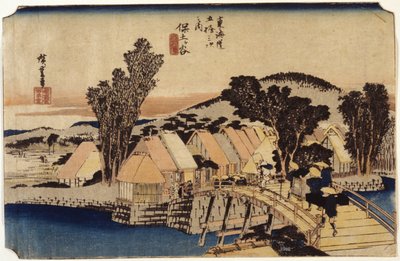 Hodogaya, Ponte Shinmachi de Ando or Utagawa Hiroshige