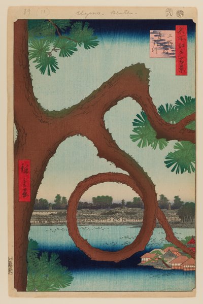 Moon Pine, Ueno de Ando or Utagawa Hiroshige