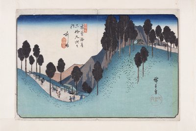 No. 27, Ashida (impressão em bloco de madeira a cores) de Ando or Utagawa Hiroshige