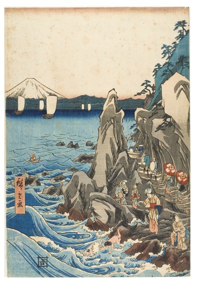 paisagem de Ando or Utagawa Hiroshige