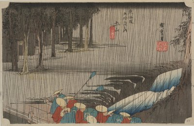 Chuva de Primavera de Ando or Utagawa Hiroshige