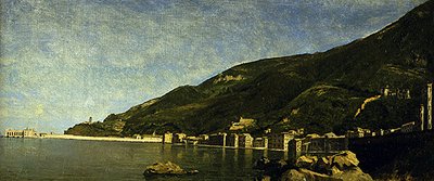 Castellamare, perto de Nápoles (óleo sobre tela) de André (attr. to) Giroux