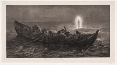 Jesus anda sobre o mar de André Bork