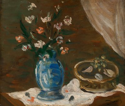 Natureza morta com flores - Vase bleu de Andre Derain